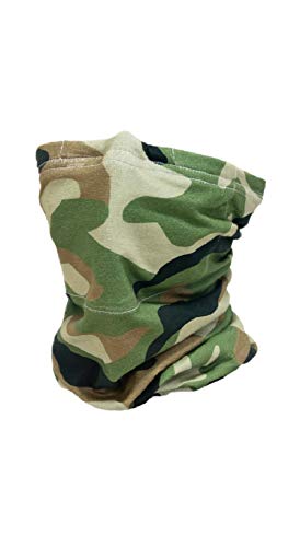 RESPILON® Calentador De Cuello Con Máscara Integrada Contra Alergias, Bacterias y Virus. Calentador Multifuncional Para Exterior, Protección Contra La Gripe, Unisex, Con Filtro de Nanofibra (M, Verde)