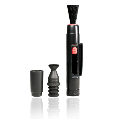 FotoTech Stylet de nettoyage d objectif pour appareils photo reflex num  riques DSLR SLR EVIL Canon  Nikon  Sony  Panasonic  Fujifilm  Olympus  Pentax  Sigma  livr   avec housse en velours FotoTech