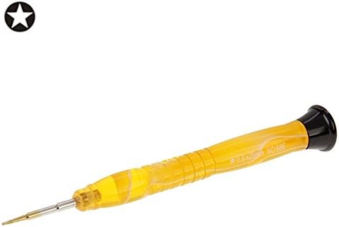 Repair Kits XL-0.8 Embedded Crystal Flower Professional Versatile 0.8 Pentalobe Screwdriver for Mobile Phone / Tablets Repair, Random Color Delivery