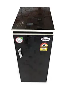 CLASSIC ATTA CHAKKI Diamond Talky Black Fully Automatic Domestic Flour Mill with Talky System, Premium ISI Plywood Body with Inside Fully Stainless Steel, Atta chakki, Ghar Ghanti