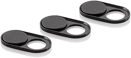 Ultra Thin Webcam Cover x 3 - Lens Privacy Shutter - For Mobile, Laptop and Tablet Devices