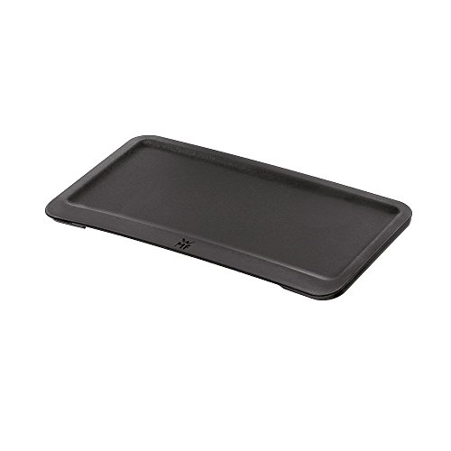 WMF KÜCHENminis Raclette für 2, flach & gerippt, 2 kleine & 1 großes Pfännchen, Schokofondue-Funktion, cromargan matt/silber - 5