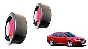 New Tech - Rear Ground Clearance Kit for OCTAVIA (O) - 20 to 25 M.M. (Black and Red) - Set of 2 Pcs - Front side not Required