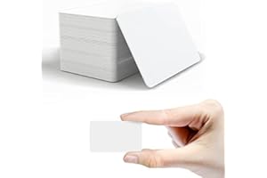 SANPOPO 20pcs NTAG 215 NFC Card Blank White PVC Card， Mini Size PVC Tags，504 Bytes Memory，Works Great with TagMo (Android) and Placiibo (iOS)，Scanning Fast Response(1.97X1.18inch)