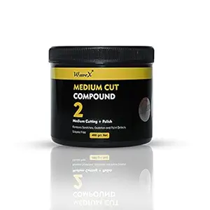 Wavex Rubbing Compound Medium Cut (460gm) Medium Cutting + Polish