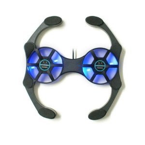 USB-Mini-Octopus Laptop Notebook Lüfter Kühler Cooling Pad Faltung Coller Lüfter mit Retail-Box – schwarz - 2