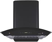 Elica 60 cm 1200 m3/hr Auto Clean Chimney with Free Installation Kit (WD HAC TOUCH BF 60, 2 Baffle Filters, To