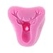 Produktbild Biniwa – 1 pcs de Noël Tête d'élan de Noël 3d Silicone Fondant Moule, outil de moule à gâteau de décoration, pour DIY Cupcake, décoration de gâteaux, pâte à sucre, Chocolat, Fondant, projets de beurre