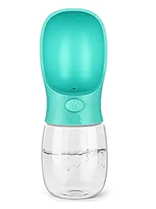 COZY PUPPIES Portable Dog Water Bottle, Fashion Dog Travel Water Bottle Antibacterial Food Grade, Leak Proof Pet Water Bottle Dispenser for Dog, Cat, Pet Outdoor Walking, Travelling, Drinking 350ml