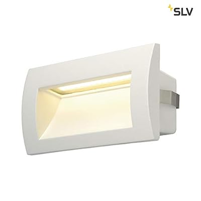 Slv DOWNUNDER OUT LED M. encastré mural blanc. LED 0.96W 3000K. 155lm. IRC80