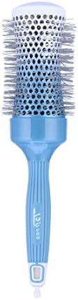 HS-Onsing Nano Thermal Ceramic &amp; Ionic Round 53mm Barrel Hair Brush Blow Dry Heat Hairbrush with Boar Bristle for Hair Drying Styling Curling