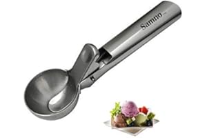 Samno Cici cuillère à Glace en Acier Inoxydable cuillère à Glace cuillère à Glace cuillère à Glace 【1.93in/4.9cm】