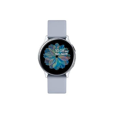 Samsung - Montre Galaxy Watch Active 2 - Aluminium 40 mm - Bleu gris - Version Française