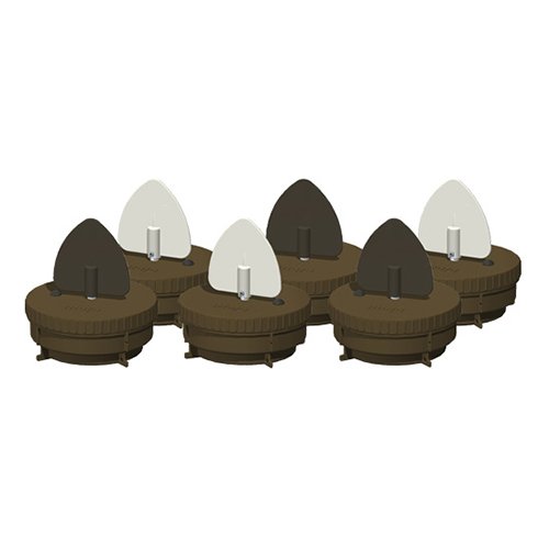 Mojo extérieur Flock Un Scintillement mouvements rotatifs Wing Canard Leurre