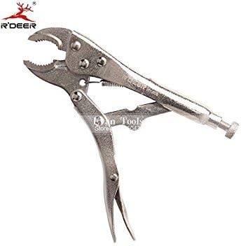 RDEER 6''/150mm Locking Pliers Gourd Mouth Surface Sand Ding Nickel Multifunction Durable Hand Tools
