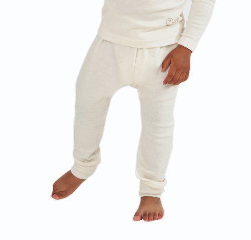 Baby Toddler Thermal Leggings in Merino Wool 70% and Silk 30% 74/80 9-12m