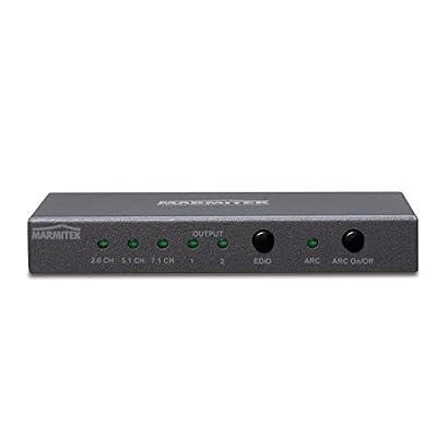Marmitek Connect AE24 UHD 2.0 - Convertisseur HDMI - Extracteur Audio 4K60 (4:4:4) - Arc - Sortie HDMI Audio Only