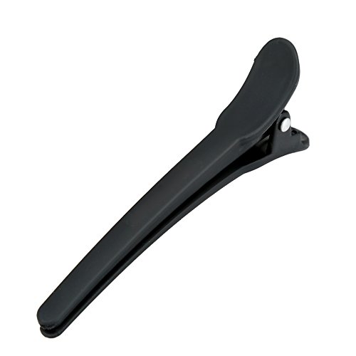 Anself 12 St¨¹ck Combi-Clip Abteilklammern aus Kunststoff Schwarz - 3