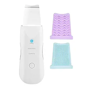 4beauty Facial Professional Ultrasonic Ion Skin Peeling Blackhead Facial Massager Machine Cleaner Scrubber
