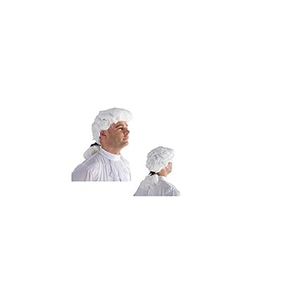 P'TIT CLOWN 40070 Perruque Marquis - Cheveux Blancs Attachés - Blanc