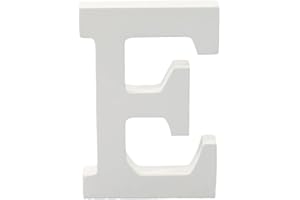 HOME SOLAZZIA Letras y números de Madera Decorativa 15cm (E)