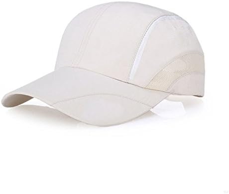 SLBGADIEME Lightweight Breathable Soft Hiking Hat Outdoor Running Cap Quick Dry Sport Hat (Raindrops series, Beige)
