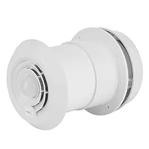 Exhaust Fan, W/LED 12V Roof Ventilation Cooling Exhaust Fan with Dust?Proof Mesh, Mute/Strong Wind Air Vent Grille Round Ventilation Exhaust Fan for Caravans RVs Boat Yacht