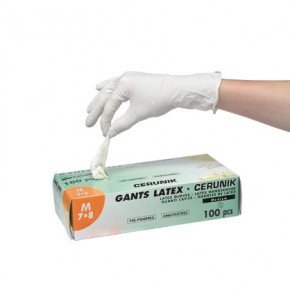 Mezzo gants latex formulhair mediumx100 7/8
