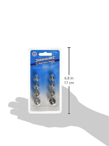 Silverline 733252 Holzdübel-Zentrierspitzen, 8-tlg. Satz 6–12 mm - 3
