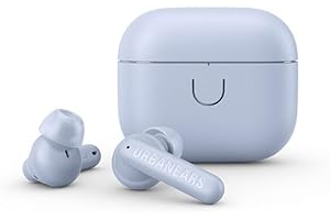 Urbanears Boo Tip Écouteurs sans Fil, 30 Heures de Lecture, IPX4 résistant à l'eau - Légèrement Bleu 1006193