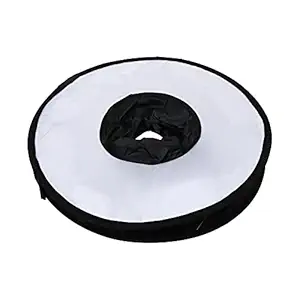 HEALLILY 45cm Foldable Flash Diffuser Photography Flash Light Cover Round Soft Flash Diffuser
