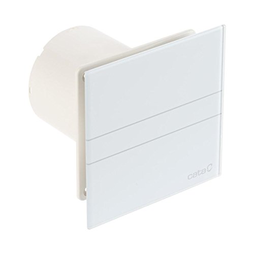Ventilator Lüfter CATA E-100 GT mit Rückschlagklappe !!! Timer Nachlauf Glasfront stark 115 m3/h sehr leise 31dB energiesparend 8W Kugellager - 2