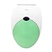 Produktbild Exerz PP-052 18" Familien-WC-Sitz mit eingebautem Kindersitz Töpfchen für Kinder Erwachsene/Toilettensitz/stabile Scharniere/leicht zu montieren/Badezimmer Waschraum WC (Grün)