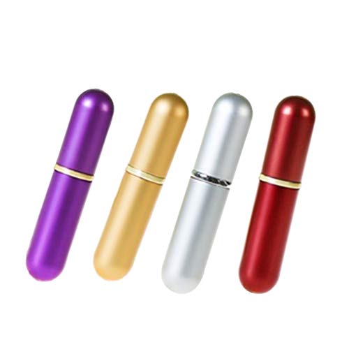 Preisvergleich Produktbild SM SunniMix Set 4 Nachfüllbare Tragbare Mini Parfüm Sprühflasche Leerer Parfümbehälter