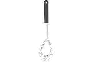 HENDI Frusta a spirale, cucchiaio magico, frullino-sbattitore a mano, frusta cucina per montare e mescolare uova, latte, farina, creme, salse, condimenti, ecc, mini miscelatore, (L)300mm, inox, PP