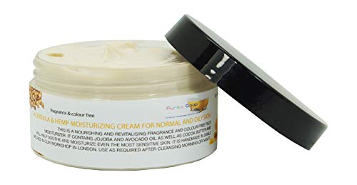 Handcrafted Calendula & Hemp Moisturising Cream For Normal & Oily Skin, 100g