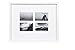 Produktbild Henzo Dreams 4x10x15 Frame weiß Bilderrahmen, Holz, 10 x 15 x 4.6 cm, 4-Einheiten
