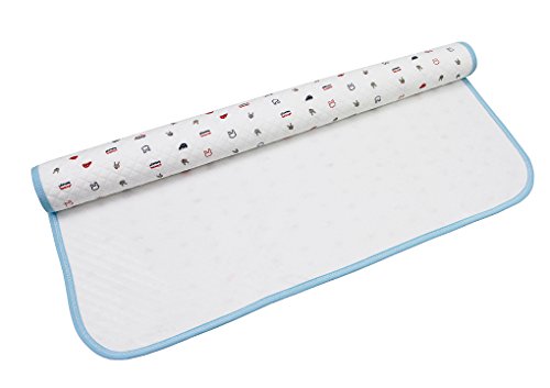 FakeFace Baumwolle Bettunterlage Inkontinenz Auflage Wasserdicht Saugfähig Maschine Waschbar für Baby Kleinkind Erwachsene 115 x 70 CM (Hund) - 5