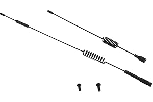 RCAWD RC Antenne,29 cm & 17,3 cm Metallantenne 1/10 Maßstab RC Crawler Zubehör für TRX-4 TRX4 Ford Bronco D90 D110 Tamiya CC01 Axial SCX10 90046