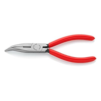 Knipex Pince à becs demi-ronds Knipex 25 21 160 avec coupe-fil - Pince radio, 160 mm