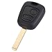 Produktbild Pnizun - 2 Tasten 433MHZ Chip Remote Key Keyless Für Peugeot 307 Citroen C1 C3 Ersatz-Auto-Schlüssel VA2 Blatt