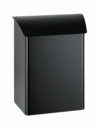 Preisvergleich Produktbild MEFA Briefkasten ADAGIO, RAL 9005 Tiefschwarz