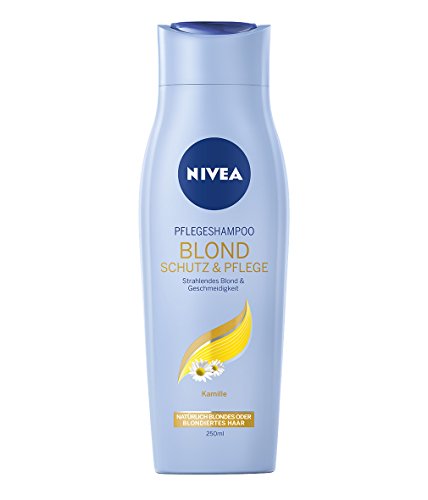Nivea Pflegshampoo Blond, Schutz und Pflege, 4er Pack (4 x 250 ml)