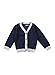 HEMA baby boys cardigan - Blue - 74 - 100% cotton