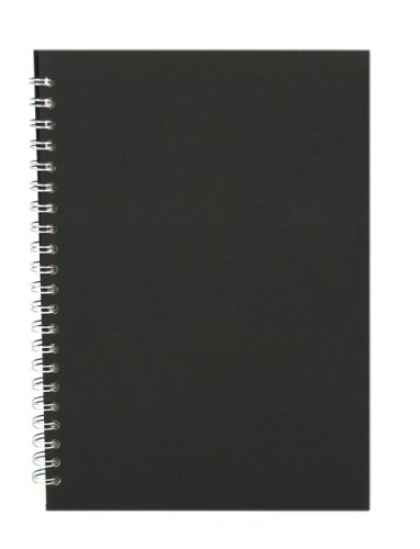 Pink Pig Silk - Cuaderno de bocetos (A4, papel blanco, 150 g/m2, 35 páginas), color negro