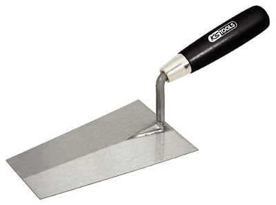 KS TOOLS 144.0125 Truelle italienne carrée - lame acier - manche bois - 240 mm