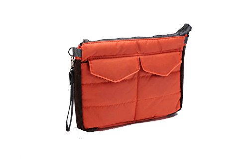 Organizzatore di Viaggi Borsa Custodia per tablet o computer a comparti multipli - per sacchetto in sacchetto, prodotti da bagno, trucco, tablet ecc (Rosso)