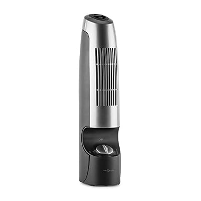 oneConcept St.-Oberholz 2G Mini ioniseur & purificateur d'air noir/argent