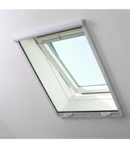 Zanzariera Per Finestre Senza Foratura - Maglia Antinsetti In Fibra Di Vetro, Telaio In Alluminio, Bianco 100x120 Cm - Foto 9