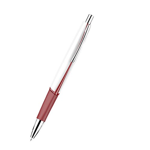 Ballpoint Pen 0.7mm Black Blue Office and School (red)